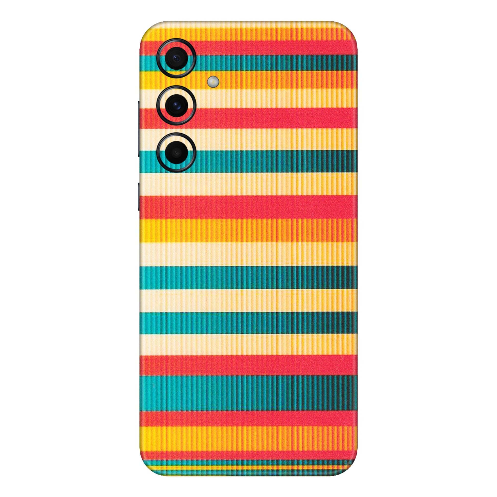 Samsung A/S Series Phone Skins (All Models) - Colourful Stripes Soothing Effect - Matte Finish (M-86) Samsung Galaxy A55 (5G)