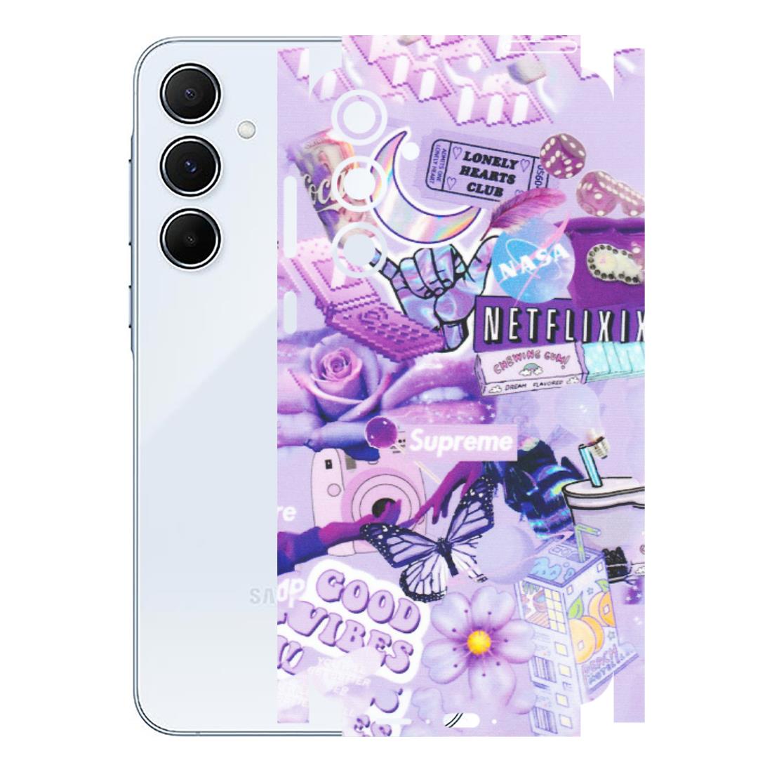 Samsung A/S Series Phone Skins (All Models) - Supreme Purple Magic - Matte Finish (M-88) Samsung Galaxy A55 (5G)