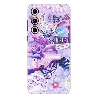 Samsung A/S Series Phone Skins (All Models) - Supreme Purple Magic - Matte Finish (M-88) Samsung Galaxy A55 (5G)