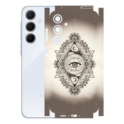 Samsung A/S Series Phone Skins (All Models) - Illuminati Great Eye - Transparent Finish (T-14) Samsung Galaxy A55 (5G)