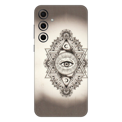 Samsung A/S Series Phone Skins (All Models) - Illuminati Great Eye - Transparent Finish (T-14) Samsung Galaxy A55 (5G)