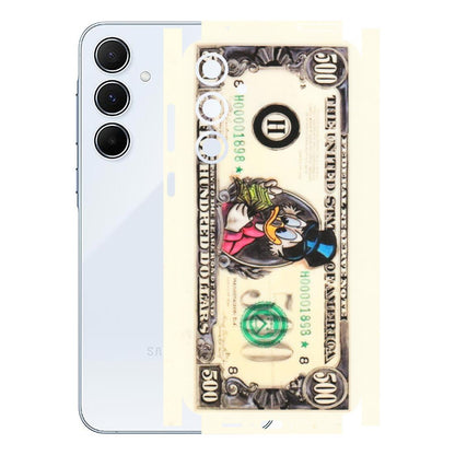 Samsung A/S Series Phone Skins (All Models) - Five Hundred Dollar Duck - Transparent Finish (T-15) Samsung Galaxy A55 (5G)