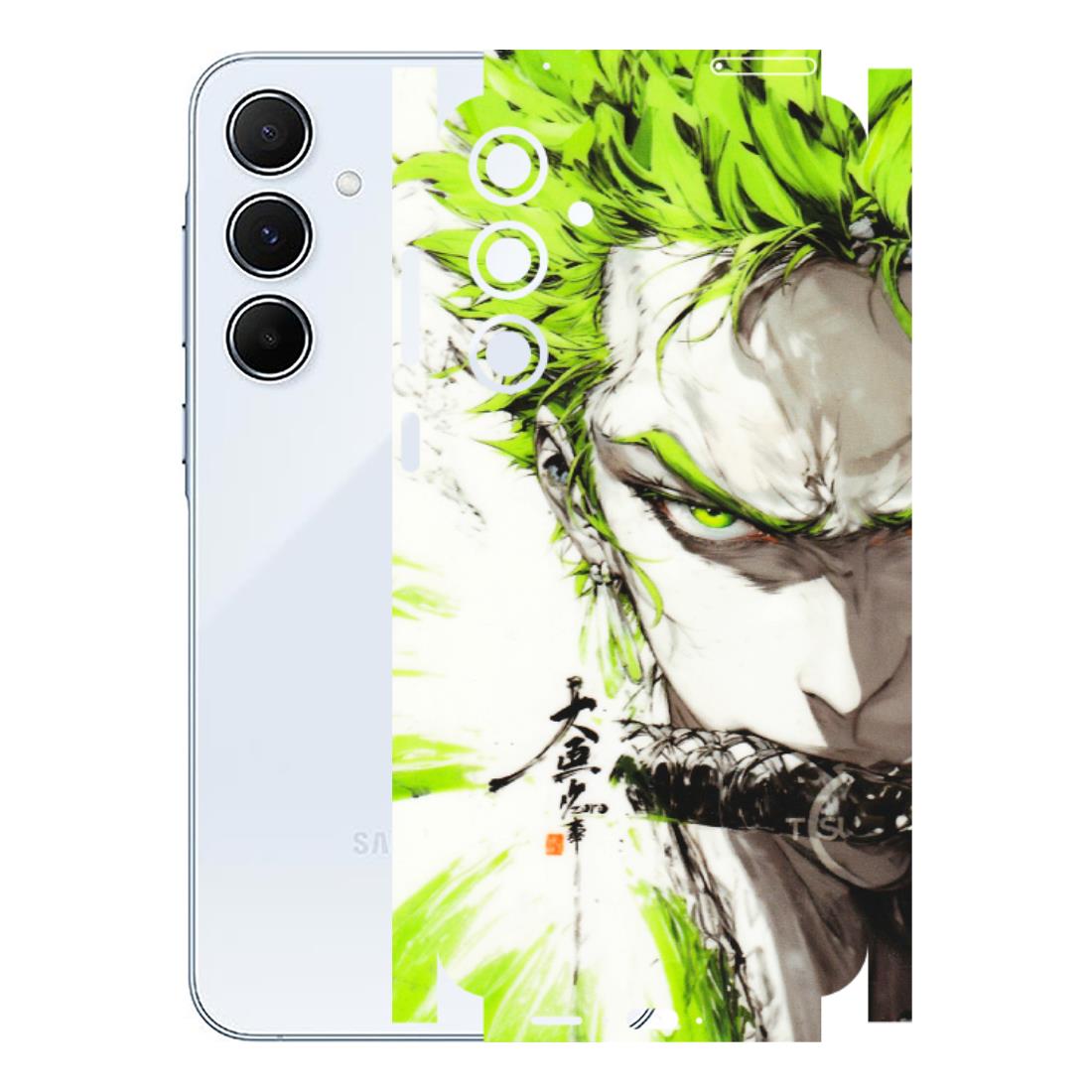 Samsung A/S Series Phone Skins (All Models) - Roro Taku Anime - Transparent Finish (T-18) Samsung Galaxy A55 (5G)