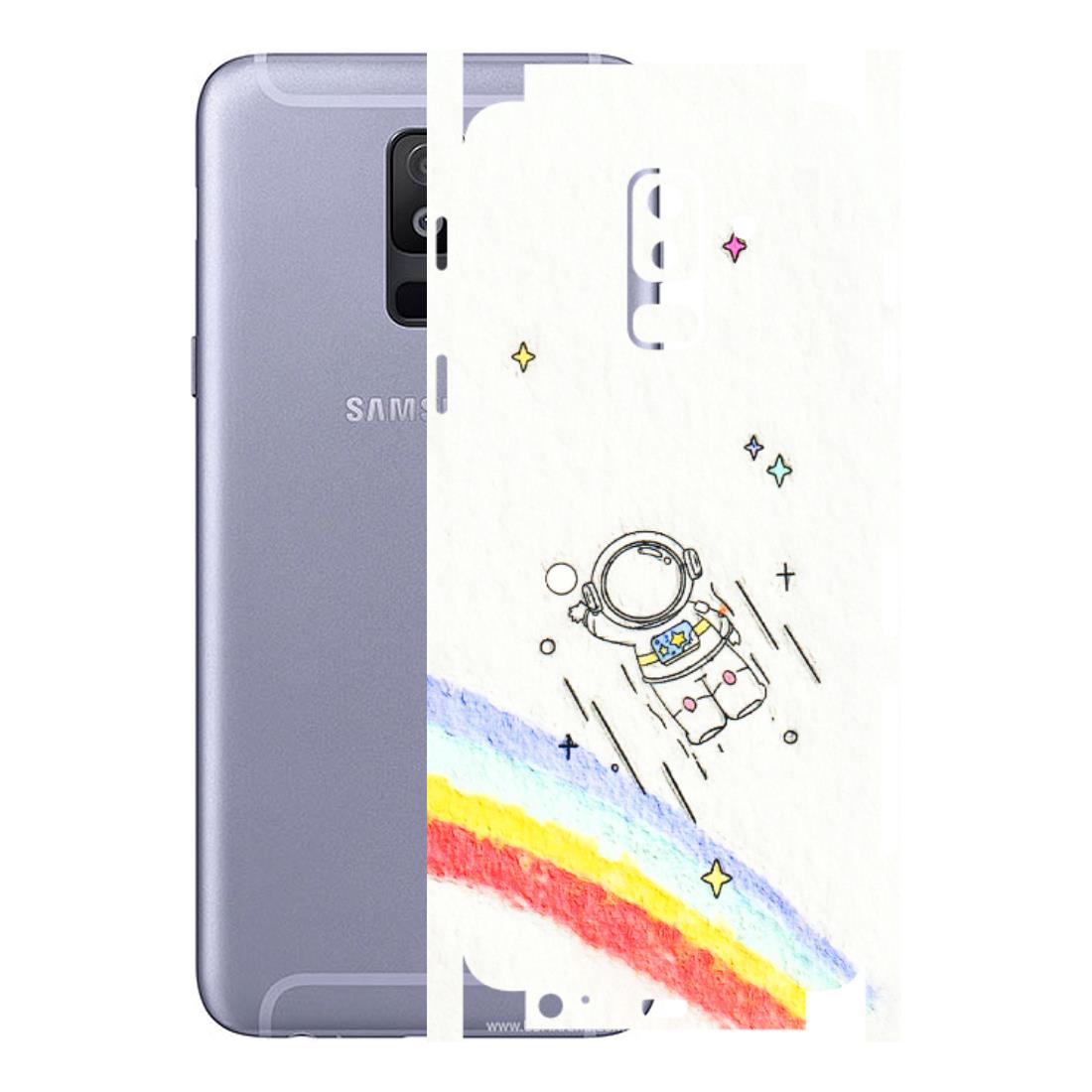 Samsung A/S Series Phone Skins (All Models) - Milkyway Astronaut - 3D Embossed Finish (L-110) Samsung Galaxy A6 Plus 2018