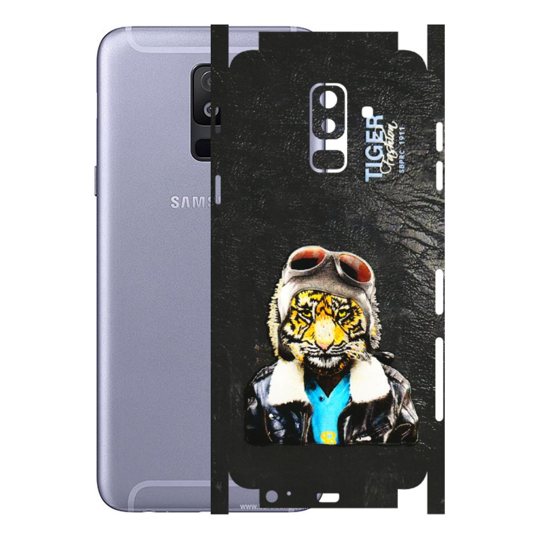 Samsung A/S Series Phone Skins (All Models) - Rider Tiger - 3D Embossed Finish (L-113) Samsung Galaxy A6 Plus 2018