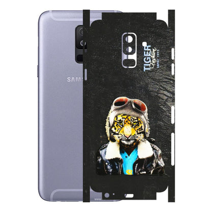 Samsung A/S Series Phone Skins (All Models) - Rider Tiger - 3D Embossed Finish (L-113) Samsung Galaxy A6 Plus 2018