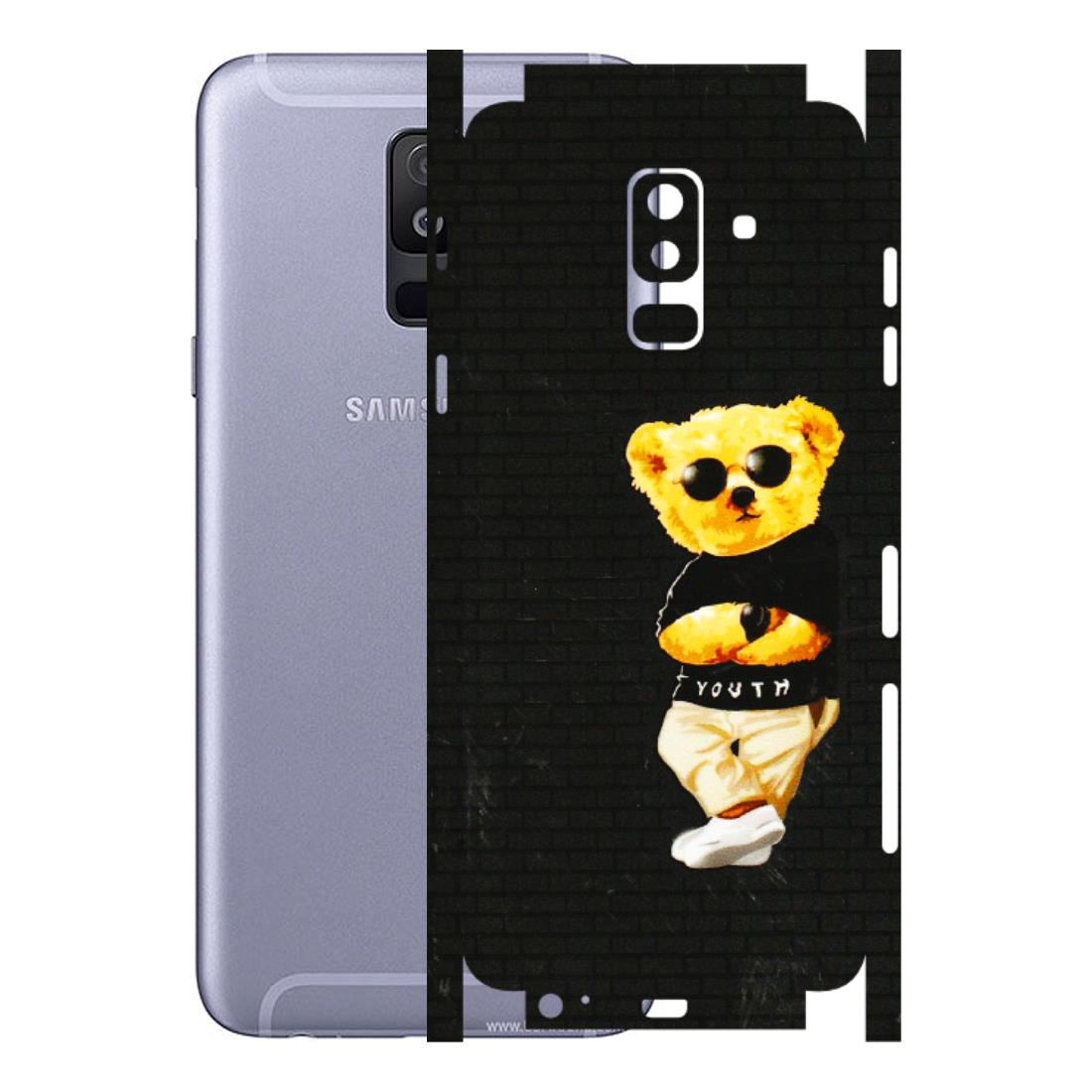 Samsung A/S Series Phone Skins (All Models) - Classy Teddy Bear - 3D Embossed Finish (L-116) Samsung Galaxy A6 Plus 2018