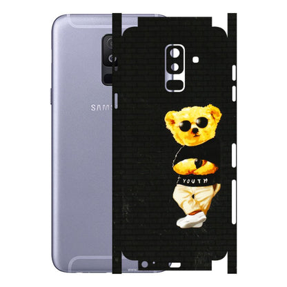 Samsung A/S Series Phone Skins (All Models) - Classy Teddy Bear - 3D Embossed Finish (L-116) Samsung Galaxy A6 Plus 2018