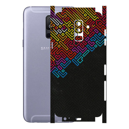 Samsung A/S Series Phone Skins (All Models) - Dotme Pattern Art - 3D Embossed Finish (L-121) Samsung Galaxy A6 Plus 2018