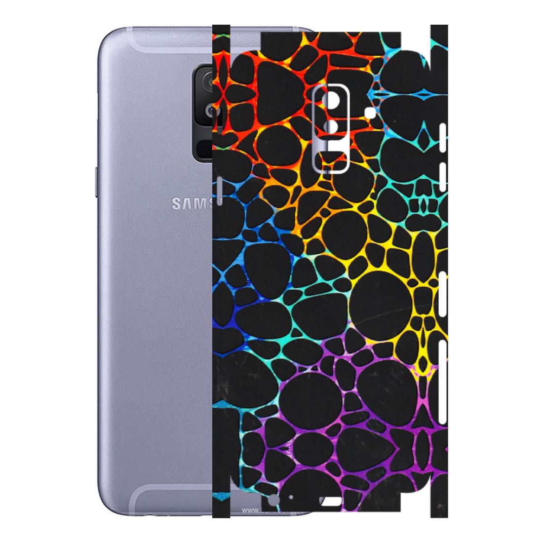Samsung A/S Series Phone Skins (All Models) - Abstract Art MultiColour - 3D Embossed Finish (L-133) Samsung Galaxy A6 Plus 2018