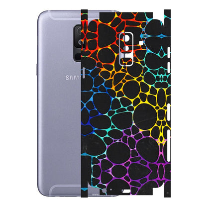 Samsung A/S Series Phone Skins (All Models) - Abstract Art MultiColour - 3D Embossed Finish (L-133) Samsung Galaxy A6 Plus 2018