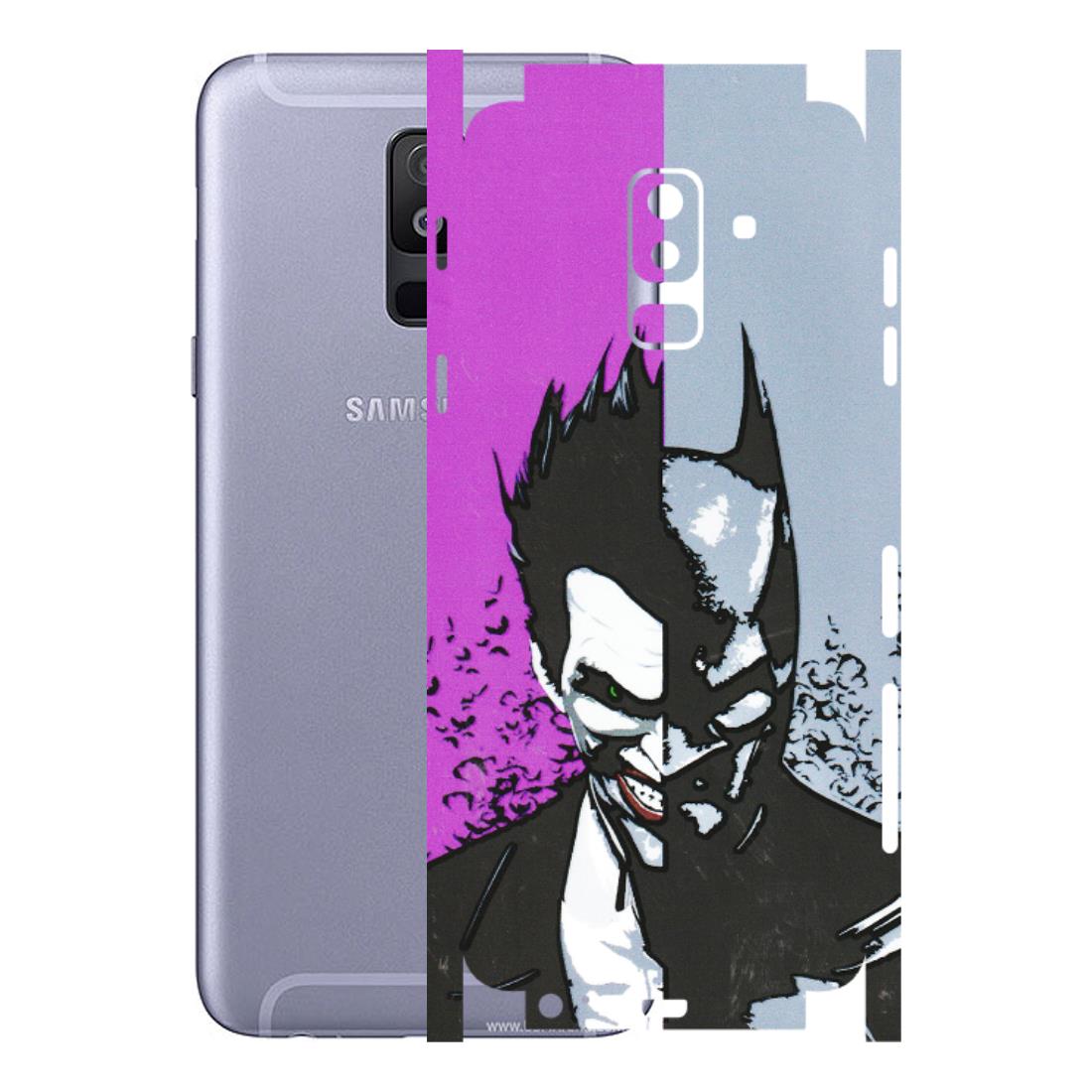 Samsung A/S Series Phone Skins (All Models) - Batman & Joker - 3D Embossed Finish (L-143) Samsung Galaxy A6 Plus 2018