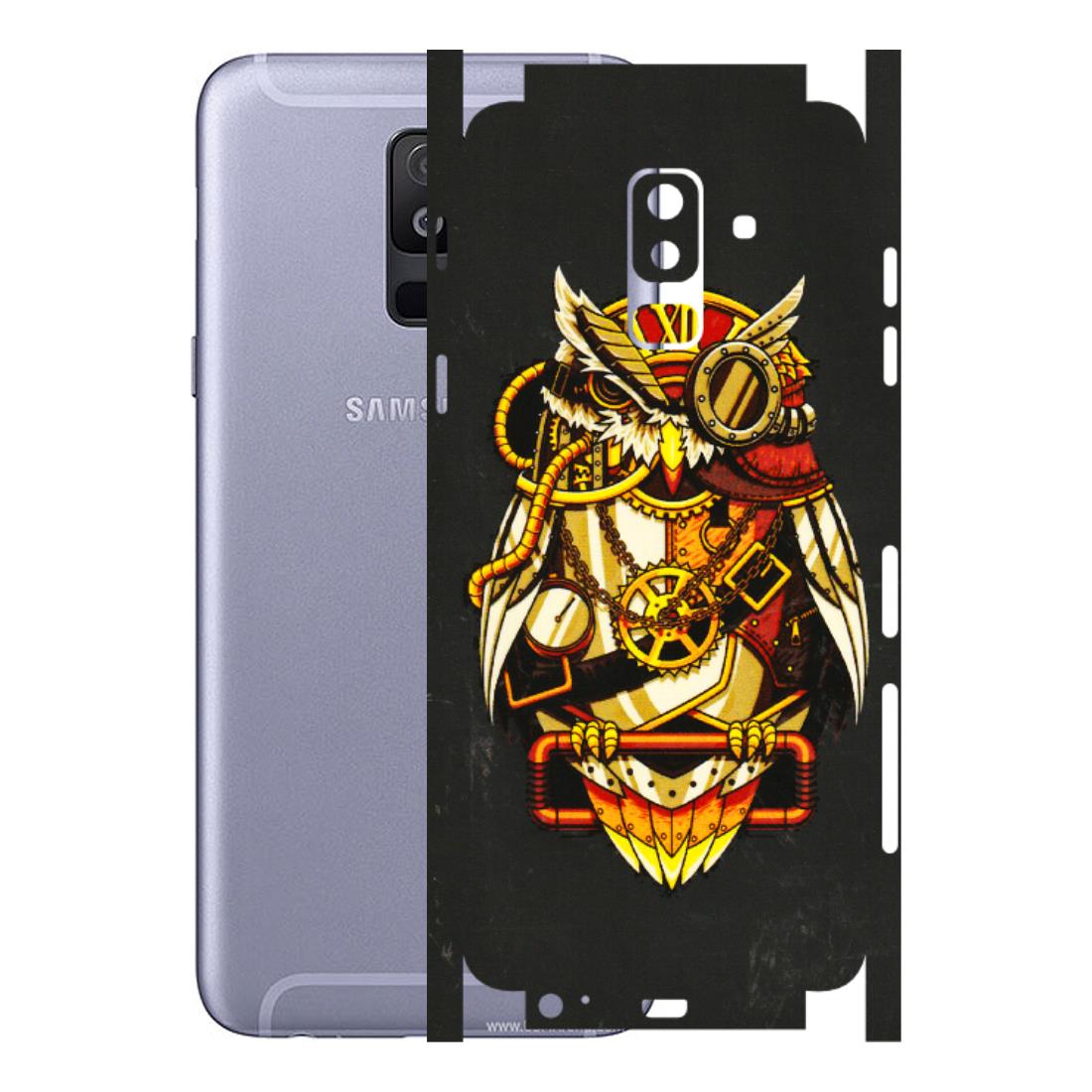 Samsung A/S Series Phone Skins (All Models) - Classy Smart Owl - 3D Embossed Finish (L-144) Samsung Galaxy A6 Plus 2018