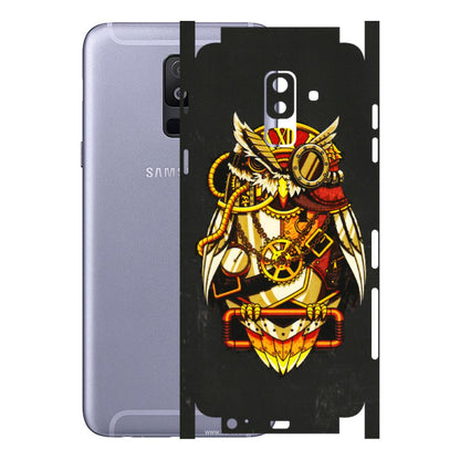 Samsung A/S Series Phone Skins (All Models) - Classy Smart Owl - 3D Embossed Finish (L-144) Samsung Galaxy A6 Plus 2018