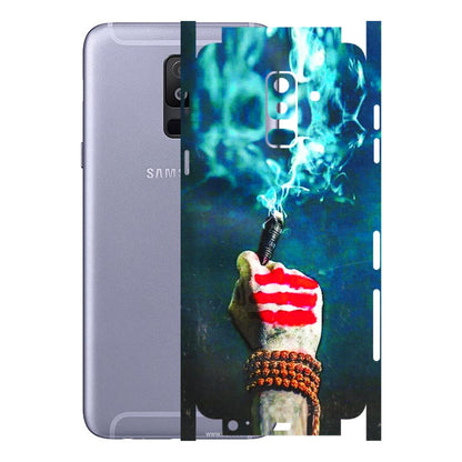 Samsung A/S Series Phone Skins (All Models) - Mahadev Bhakt - 3D Embossed Finish (L-146) Samsung Galaxy A6 Plus 2018