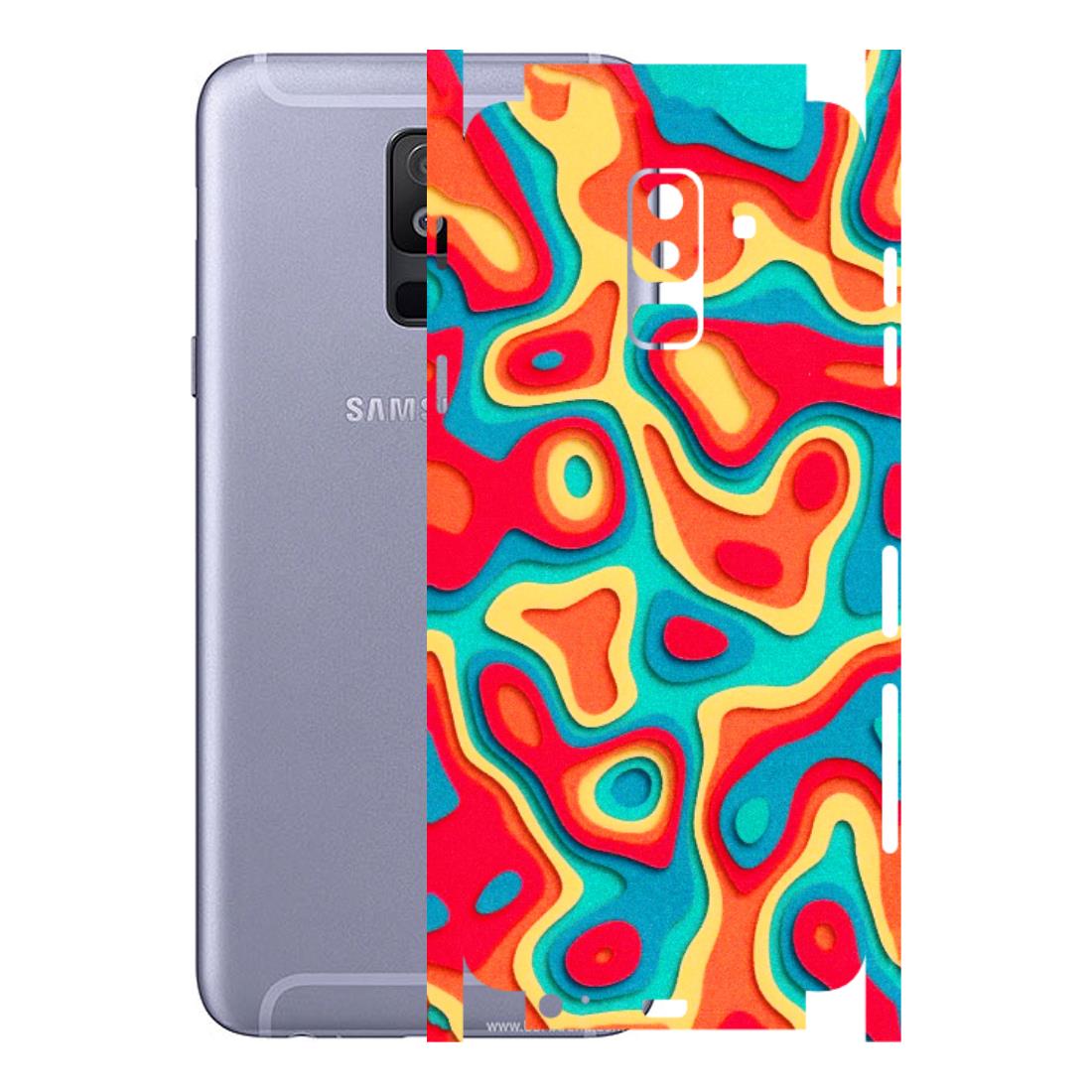Samsung A/S Series Phone Skins (All Models) - Abstract Swirl - 3D Embossed Finish (L-150) Samsung Galaxy A6 Plus 2018