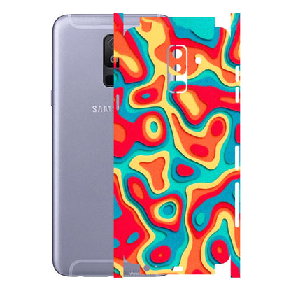 Samsung A/S Series Phone Skins (All Models) - Abstract Swirl - 3D Embossed Finish (L-150) Samsung Galaxy A6 Plus 2018
