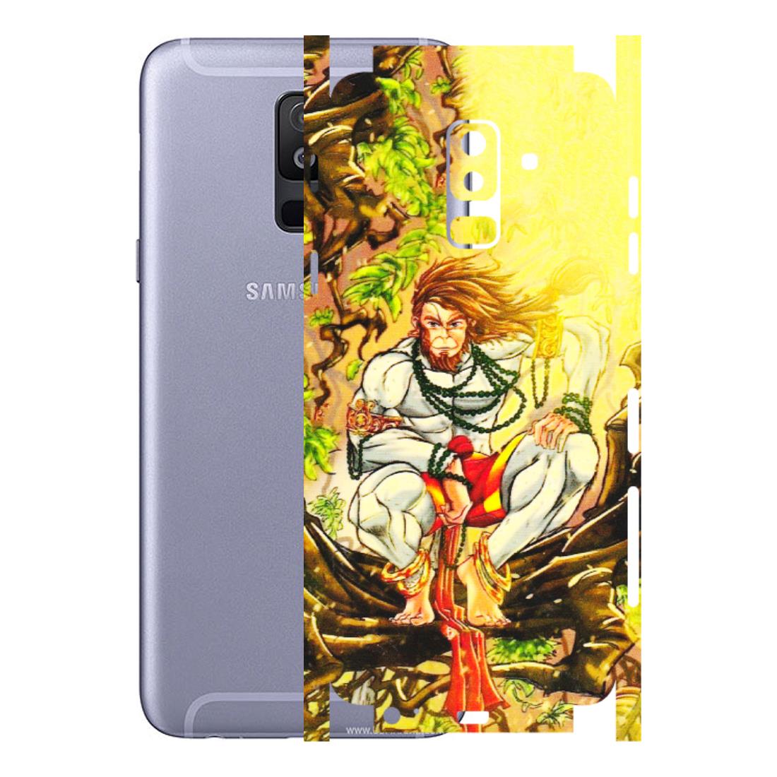 Samsung A/S Series Phone Skins (All Models) - Lord Hanuman - 3D Embossed Finish (L-152) Samsung Galaxy A6 Plus 2018