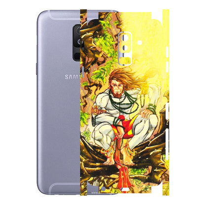 Samsung A/S Series Phone Skins (All Models) - Lord Hanuman - 3D Embossed Finish (L-152) Samsung Galaxy A6 Plus 2018