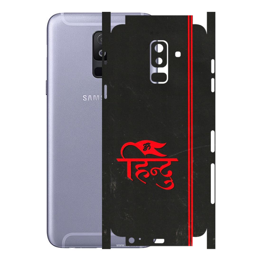 Samsung A/S Series Phone Skins (All Models) - Hindu Black - 3D Embossed Finish (L-153) Samsung Galaxy A6 Plus 2018