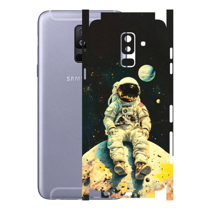 Samsung A/S Series Phone Skins (All Models) - Astronaut in Space - 3D Embossed Finish (L-16) Samsung Galaxy A6 Plus 2018