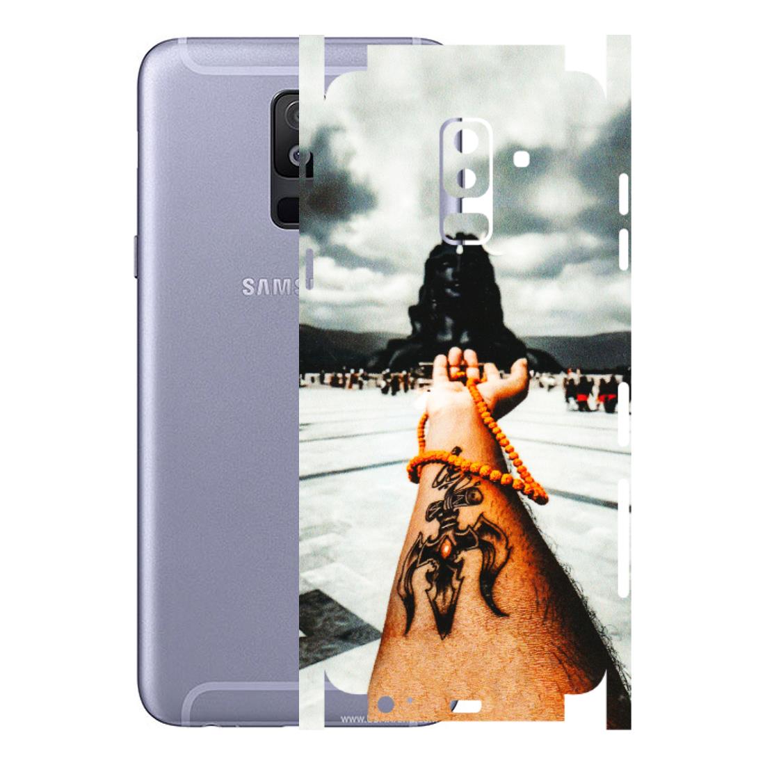 Samsung A/S Series Phone Skins (All Models) - Jai Adiyogi Mahakaal - 3D Embossed Finish (L-164) Samsung Galaxy A6 Plus 2018