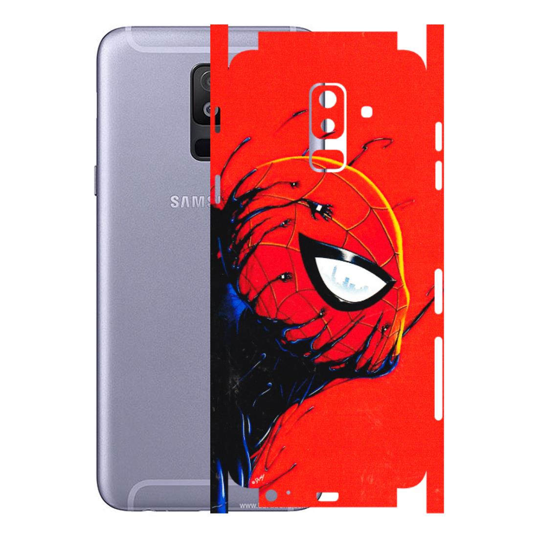 Samsung A/S Series Phone Skins (All Models) - Spiderman Face Venom - 3D Embossed Finish (L-165) Samsung Galaxy A6 Plus 2018