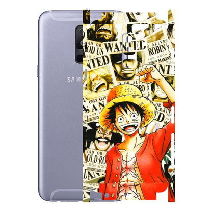 Samsung A/S Series Phone Skins (All Models) - Luffy Anime - 3D Embossed Finish (L-177) Samsung Galaxy A6 Plus 2018