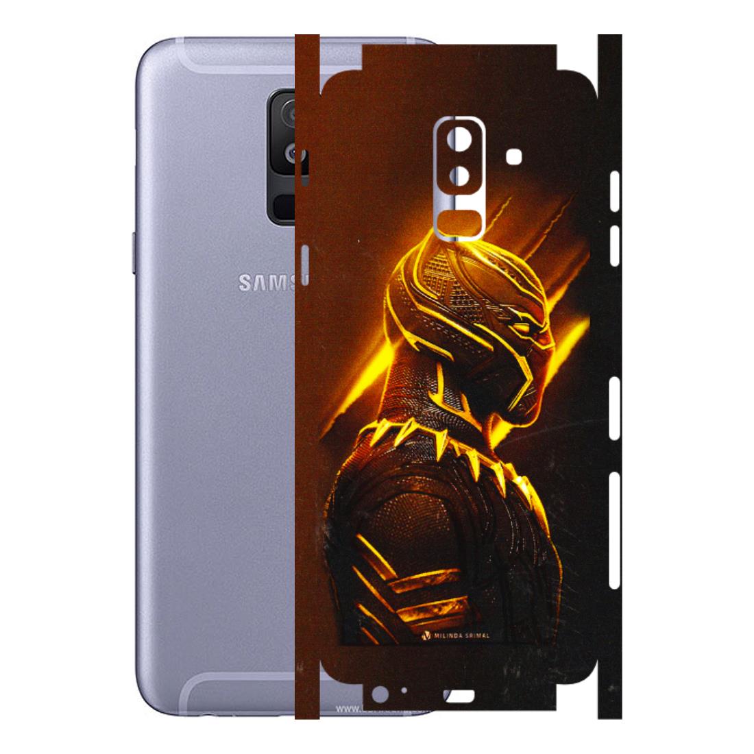 Samsung A/S Series Phone Skins (All Models) - Gold Black Panther - 3D Embossed Finish (L-181) Samsung Galaxy A6 Plus 2018