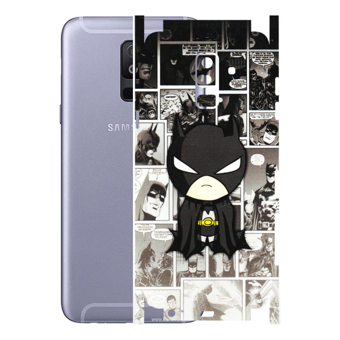 Samsung A/S Series Phone Skins (All Models) - Toon Batman - 3D Embossed Finish (L-182) Samsung Galaxy A6 Plus 2018