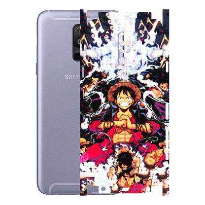 Samsung A/S Series Phone Skins (All Models) - Luffy Anime Character - 3D Embossed Finish (L-203) Samsung Galaxy A6 Plus 2018
