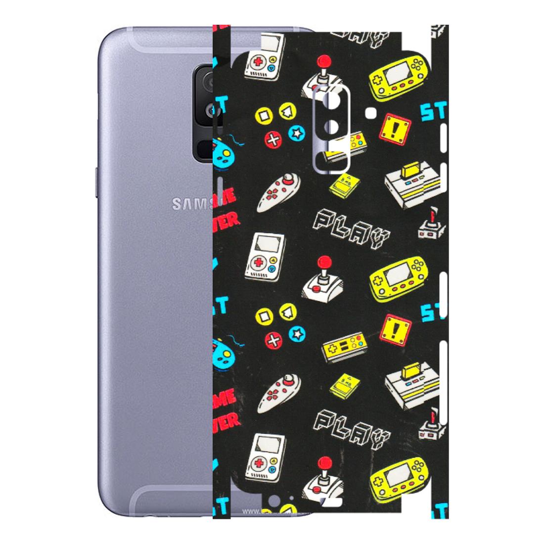 Samsung A/S Series Phone Skins (All Models) - Gaming Doodles - 3D Embossed Finish (L-224) Samsung Galaxy A6 Plus 2018