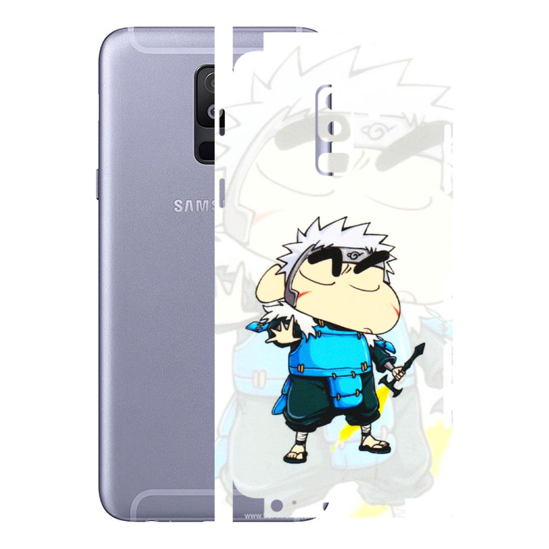 Samsung A/S Series Phone Skins (All Models) - Angry Young Shinchan - 3D Embossed Finish (L-226) Samsung Galaxy A6 Plus 2018