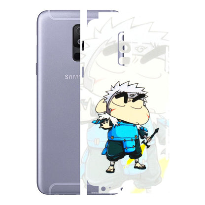 Samsung A/S Series Phone Skins (All Models) - Angry Young Shinchan - 3D Embossed Finish (L-226) Samsung Galaxy A6 Plus 2018