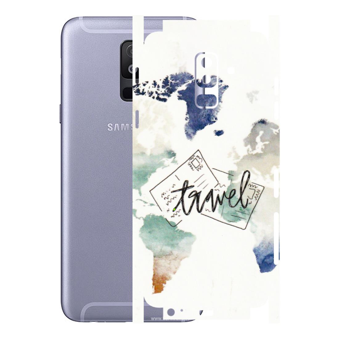 Samsung A/S Series Phone Skins (All Models) - Travel The World - 3D Embossed Finish (L-232) Samsung Galaxy A6 Plus 2018