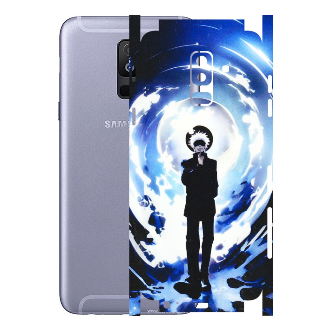 Samsung A/S Series Phone Skins (All Models) - Satoru Gojo Dark Blue - 3D Embossed Finish (L-235) Samsung Galaxy A6 Plus 2018