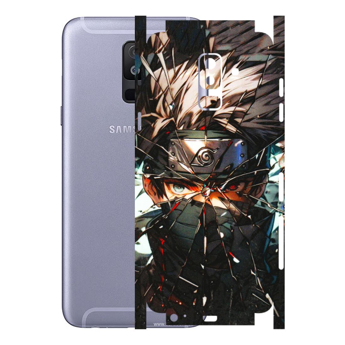 Samsung A/S Series Phone Skins (All Models) - Kakashi Shattered Glass Effect - 3D Embossed Finish (L-237) Samsung Galaxy A6 Plus 2018