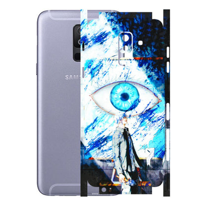 Samsung A/S Series Phone Skins (All Models) - Gojo Satoru evil eye - 3D Embossed Finish (L-239) Samsung Galaxy A6 Plus 2018