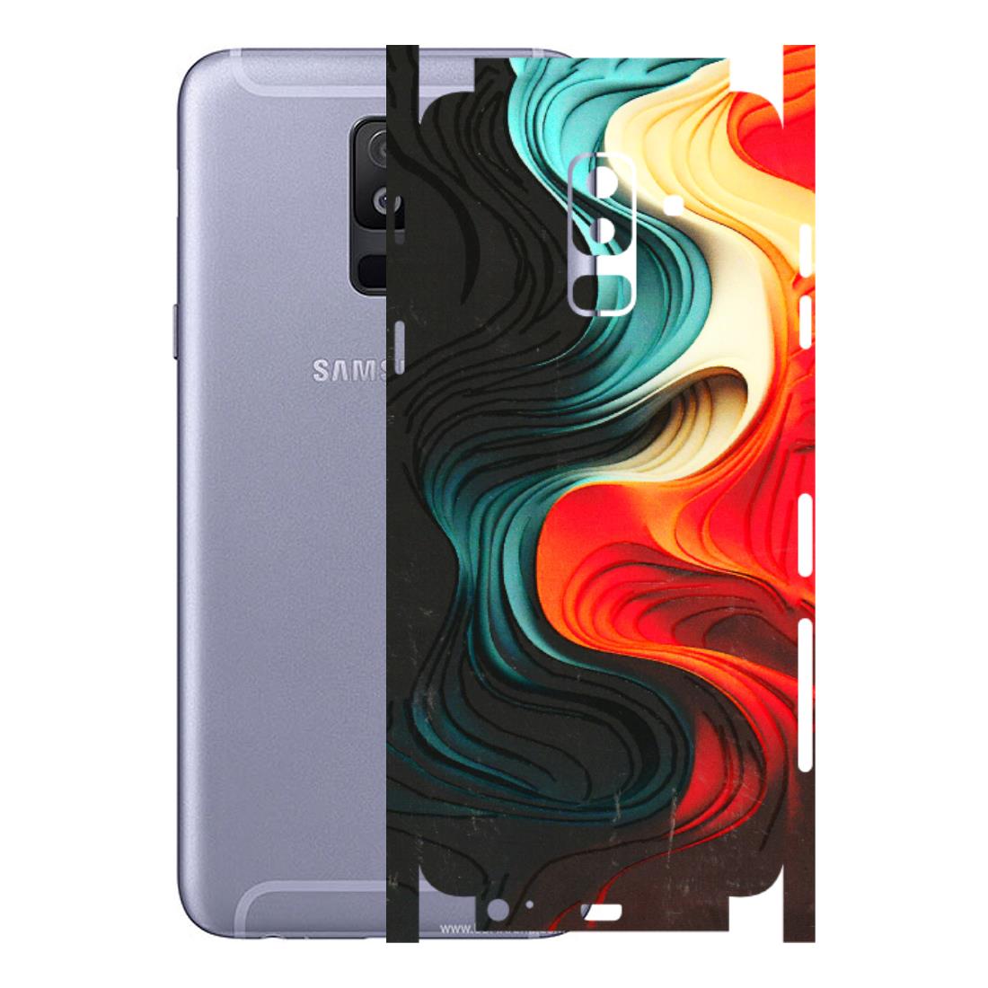 Samsung A/S Series Phone Skins (All Models) - The Silky Swirl - 3D Embossed Finish (L-240) Samsung Galaxy A6 Plus 2018