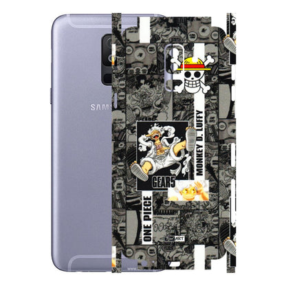 Samsung A/S Series Phone Skins (All Models) - Cuffy Anime MonkeyCamic - 3D Embossed Finish (L-242) Samsung Galaxy A6 Plus 2018