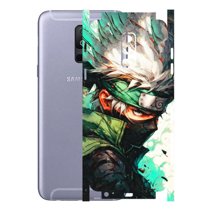 Samsung A/S Series Phone Skins (All Models) - Kakashi Side Profile - 3D Embossed Finish (L-249) Samsung Galaxy A6 Plus 2018
