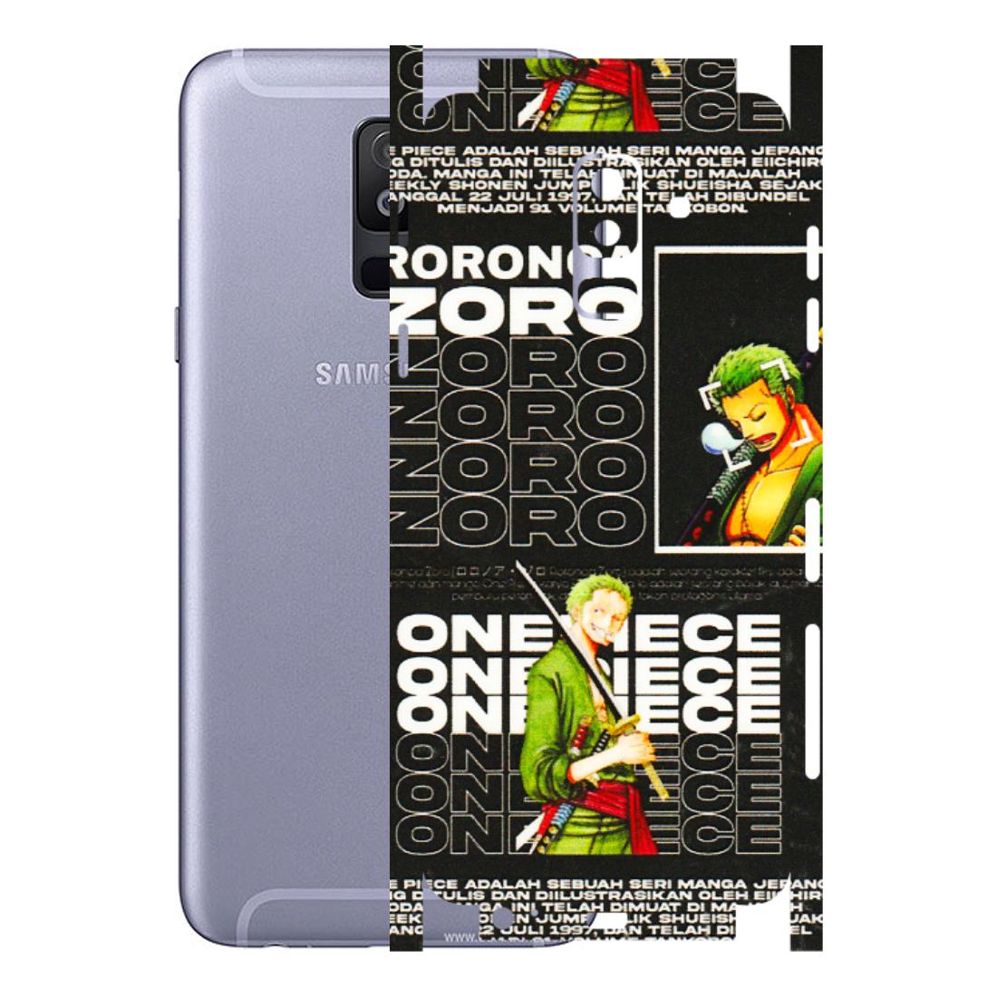 Samsung A/S Series Phone Skins (All Models) - One Piece Zoro - 3D Embossed Finish (L-250) Samsung Galaxy A6 Plus 2018