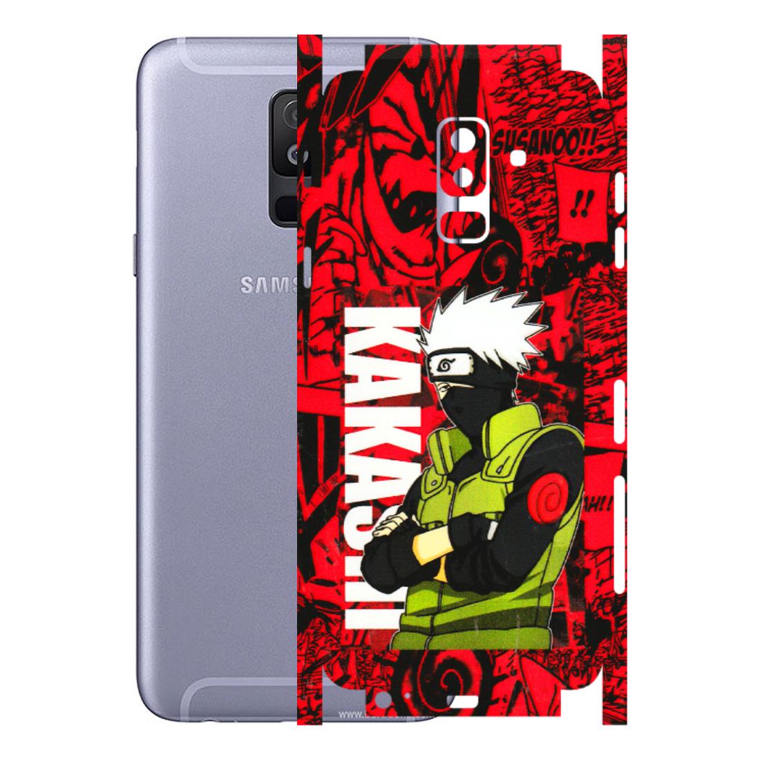 Samsung A/S Series Phone Skins (All Models) - Kakashi Red Anime - 3D Embossed Finish (L-251) Samsung Galaxy A6 Plus 2018