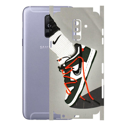 Samsung A/S Series Phone Skins (All Models) - New Grey Sneaker - 3D Embossed Finish (L-261) Samsung Galaxy A6 Plus 2018