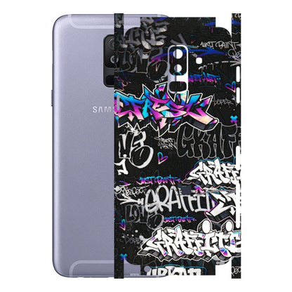 Samsung A/S Series Phone Skins (All Models) - Graffiti Killer - 3D Embossed Finish (L-274) Samsung Galaxy A6 Plus 2018