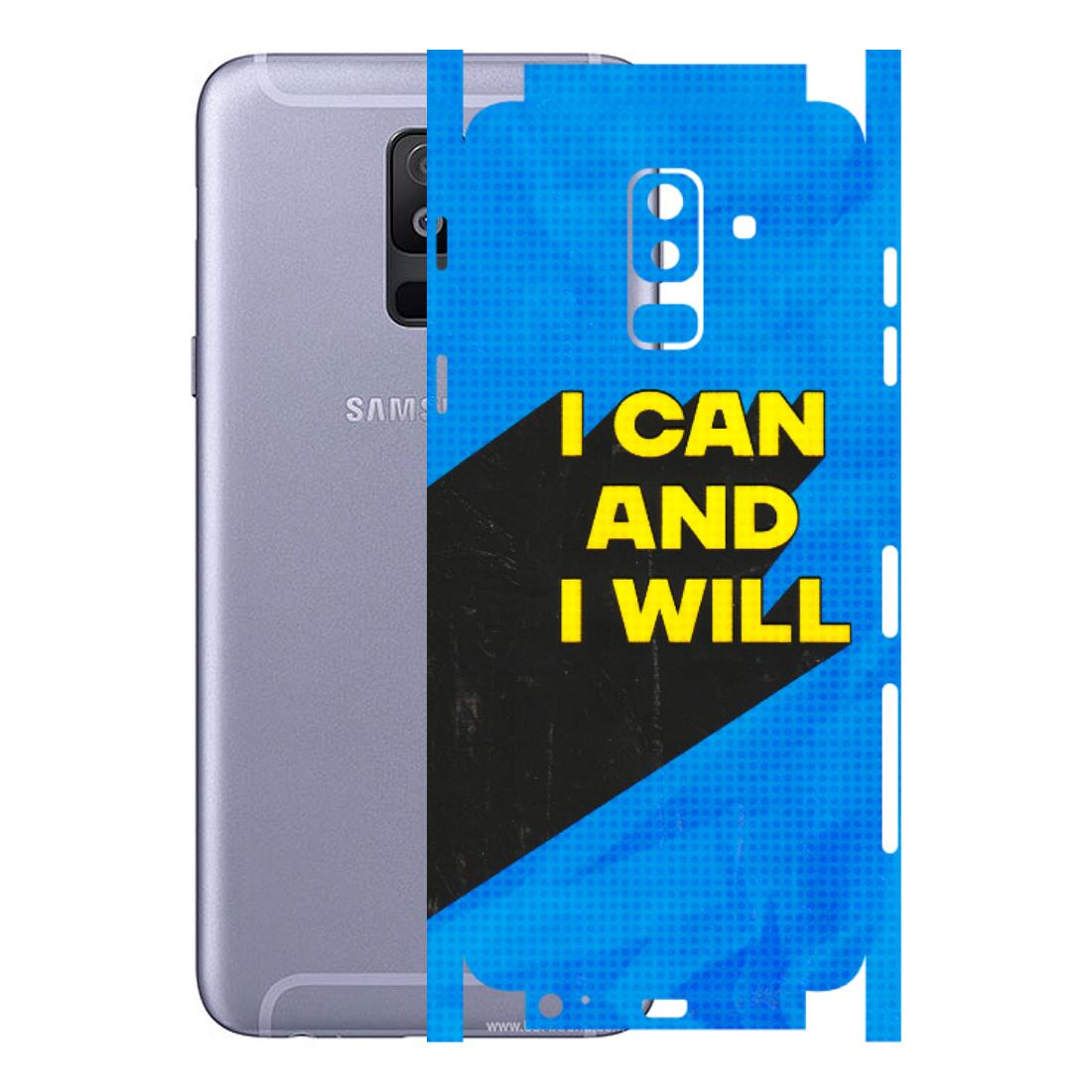 Samsung A/S Series Phone Skins (All Models) - I Can And I Will - 3D Embossed Finish (L-281) Samsung Galaxy A6 Plus 2018
