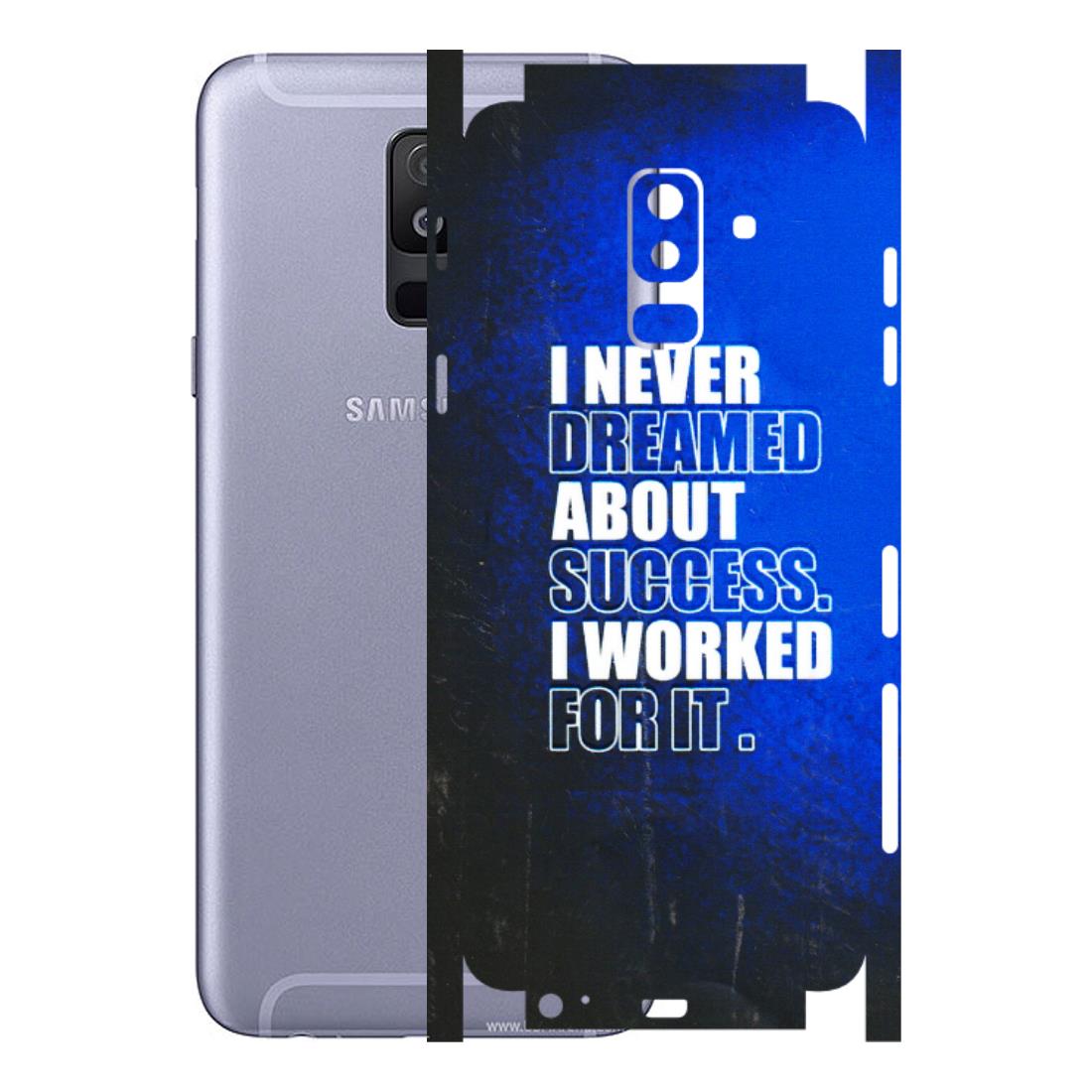 Samsung A/S Series Phone Skins (All Models) - I Never Dreamed About Success - 3D Embossed Finish (L-283) Samsung Galaxy A6 Plus 2018