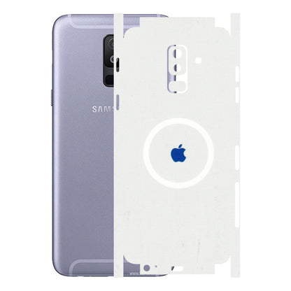Samsung A/S Series Phone Skins (All Models) - iPhone Magsafe Logo - 3D Embossed Finish (L-320) Samsung Galaxy A6 Plus 2018
