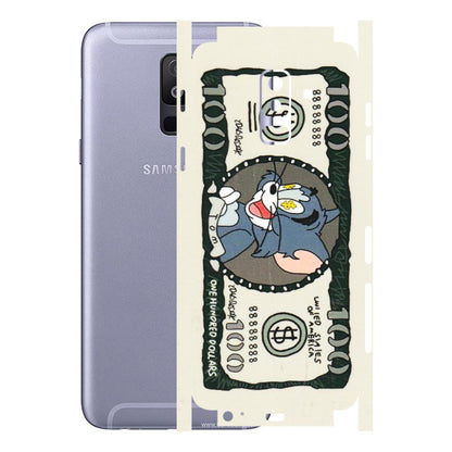 Samsung A/S Series Phone Skins (All Models) - Tom Hundred Dollar - 3D Embossed Finish (L-324) Samsung Galaxy A6 Plus 2018