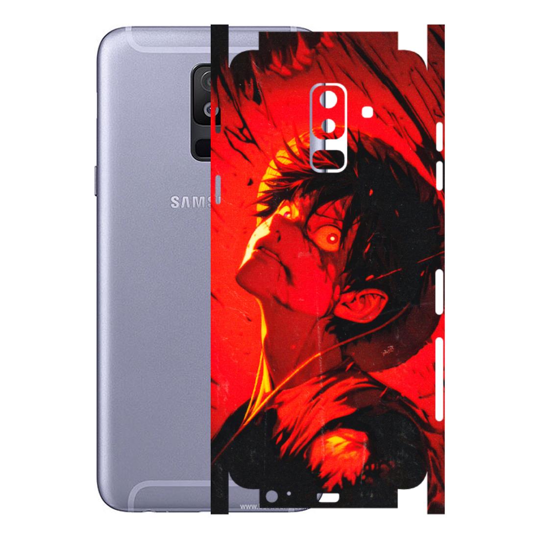 Samsung A/S Series Phone Skins (All Models) - D.Luffy Power Up One Piece Anime - 3D Embossed Finish (L-326) Samsung Galaxy A6 Plus 2018